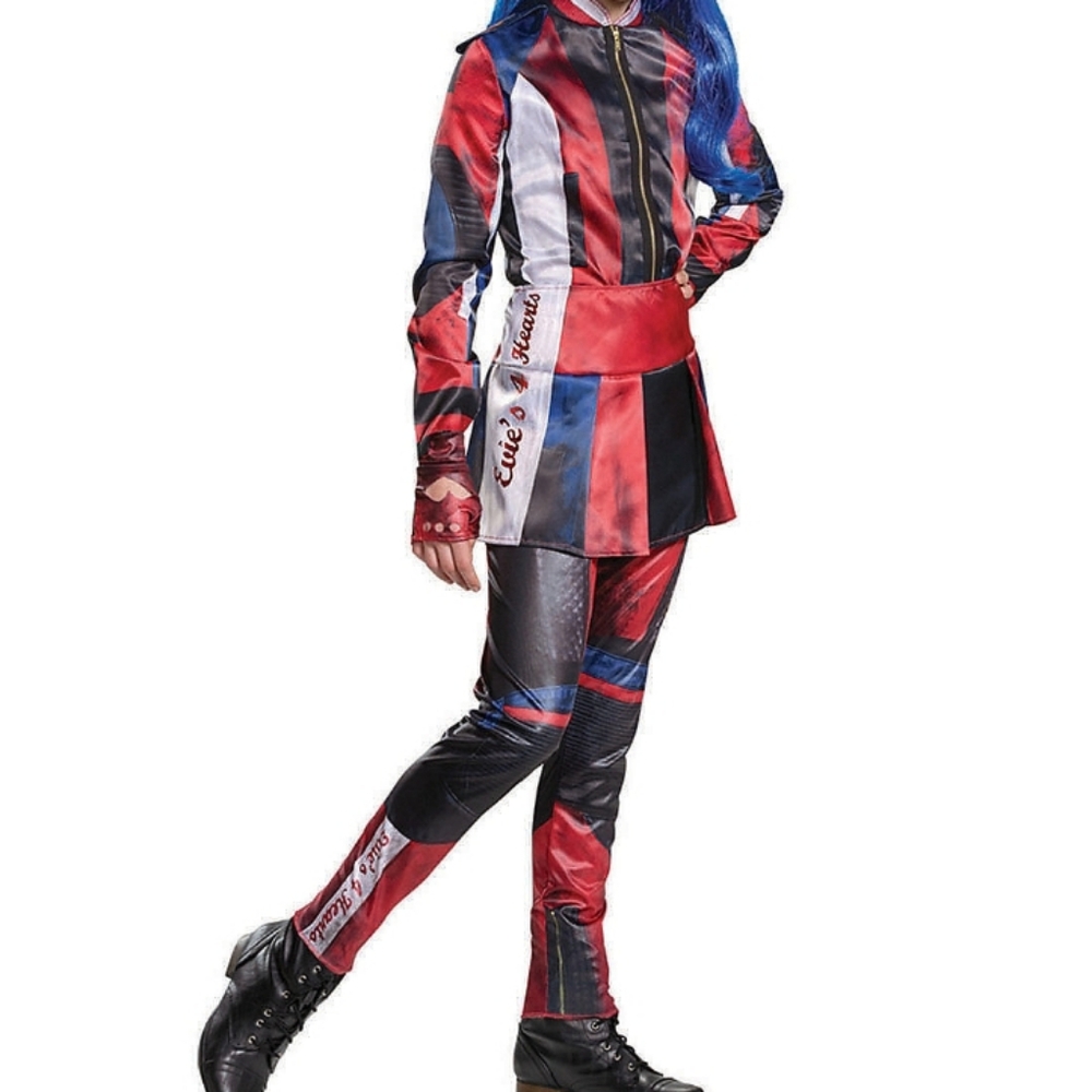 Disney Descendants 3 Evie Red and Black Costume Size 7/8